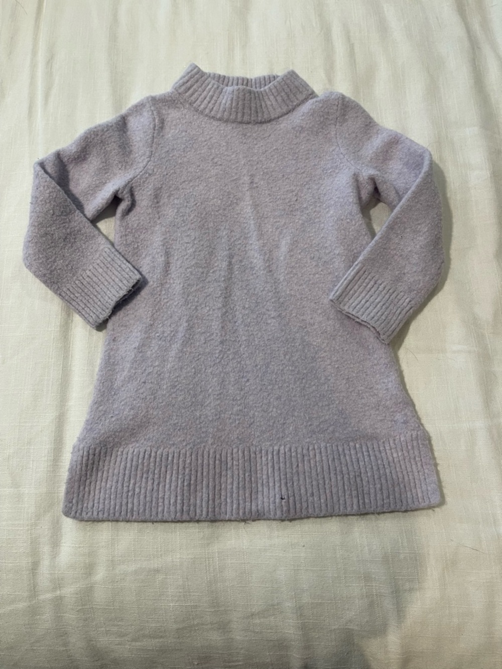 Crewcuts Lavender Mock Neck Sweater dress